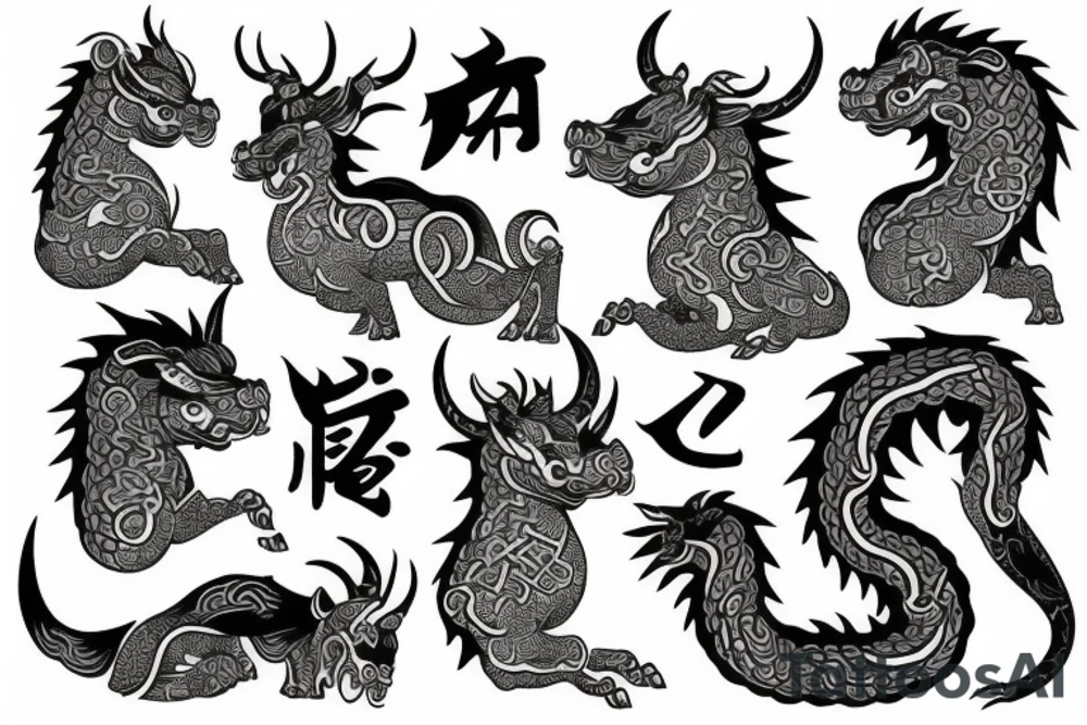 qilin tattoo idea