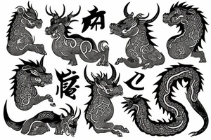 qilin tattoo idea