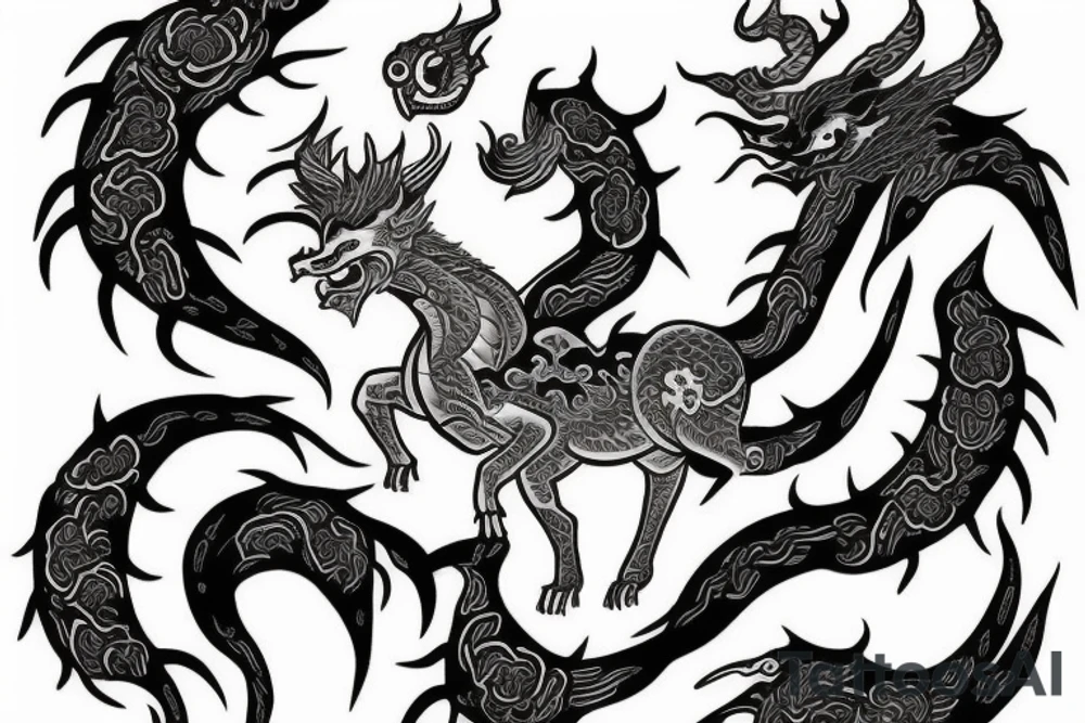 qilin tattoo idea