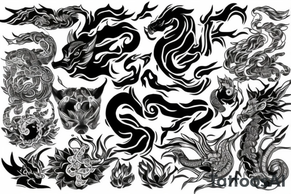 kirin tattoo idea