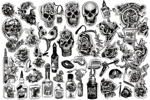 Poison elixir tattoo idea