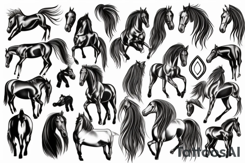 Horse tattoo idea