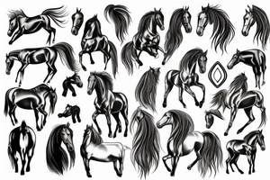 Horse tattoo idea