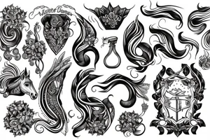 White horse tattoo idea