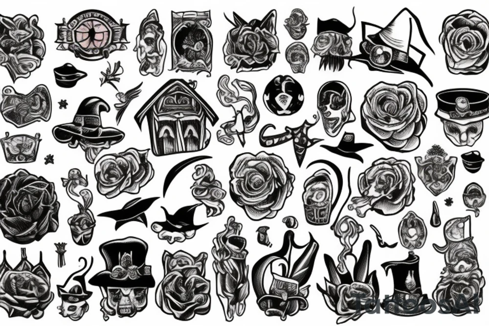 Witch’s house tattoo idea