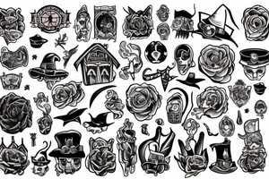 Witch’s house tattoo idea