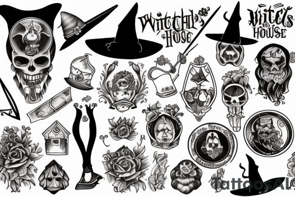 Witch’s house tattoo idea