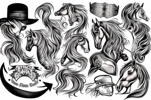 Horse tattoo idea