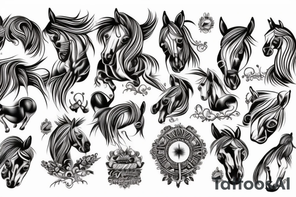 Horse tattoo idea