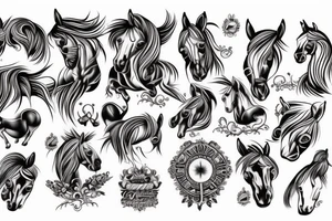 Horse tattoo idea