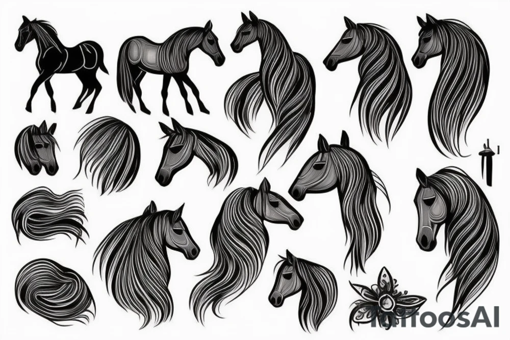 Horse tattoo idea