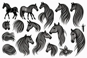 Horse tattoo idea