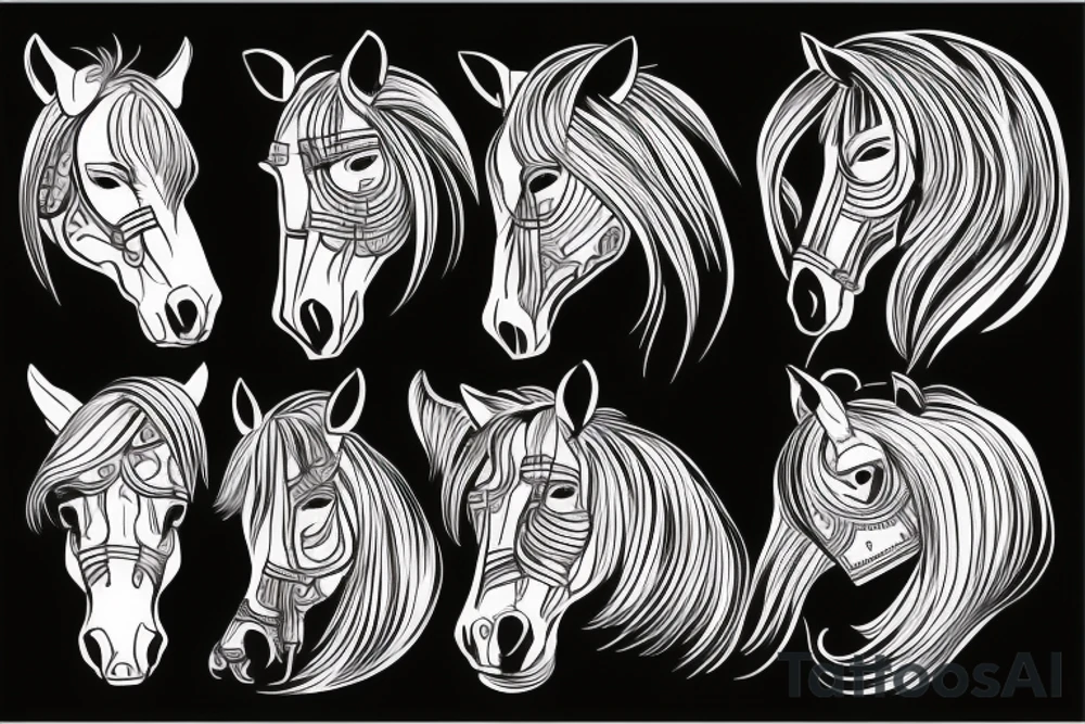 Horse tattoo idea