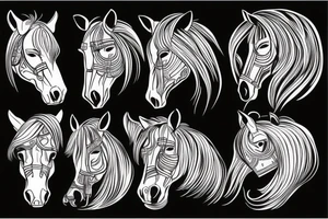 Horse tattoo idea