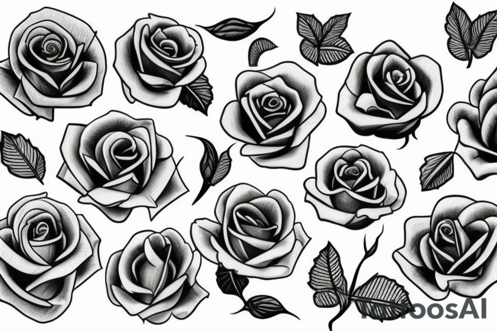 Roses tattoo idea