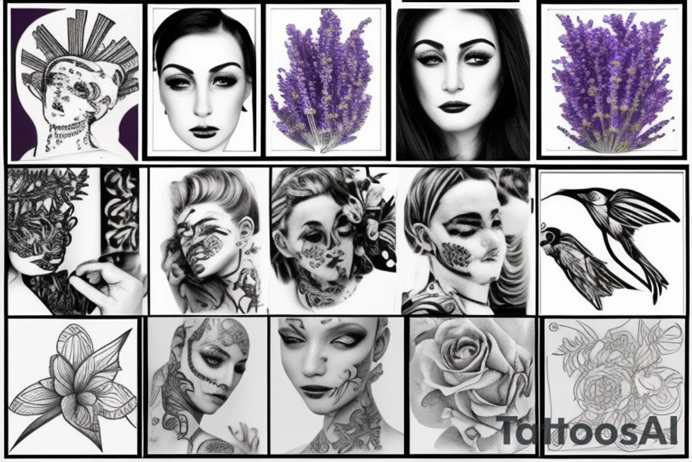 Lavender tattoo idea