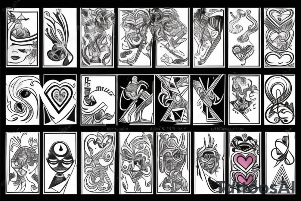 Love spell tattoo idea