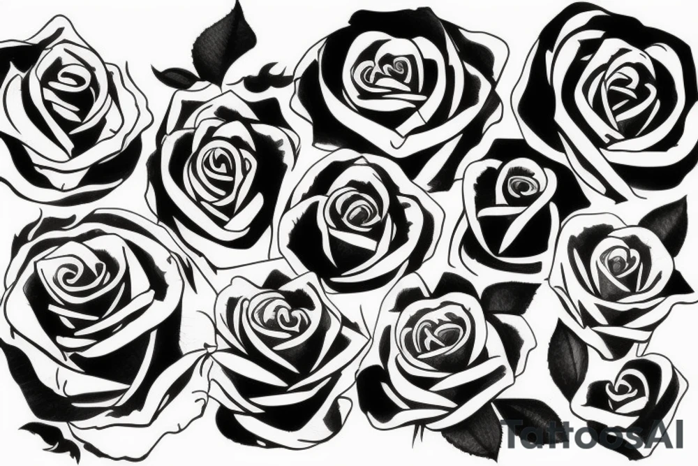 Roses tattoo idea