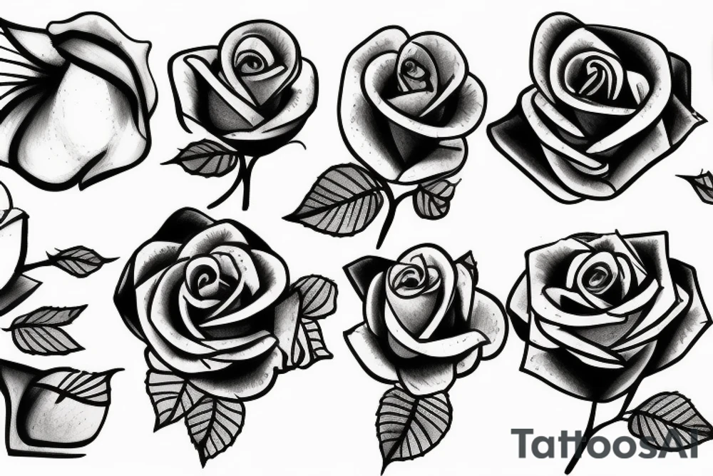 Roses tattoo idea