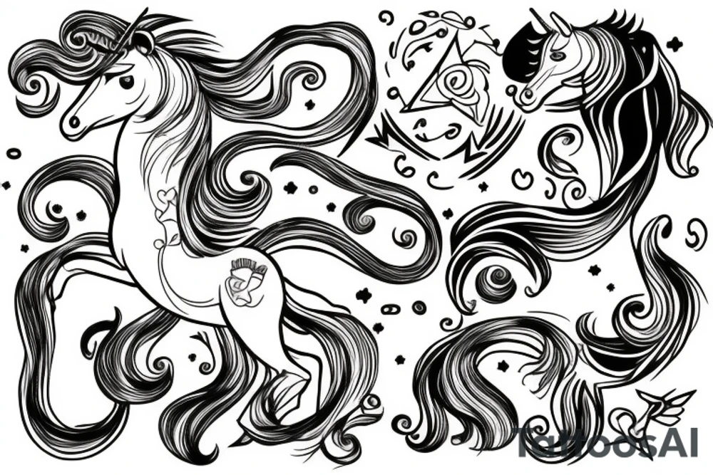 Unicorn tattoo idea
