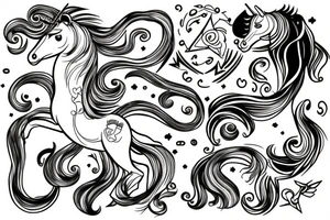 Unicorn tattoo idea
