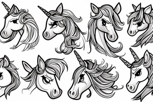 Unicorn tattoo idea