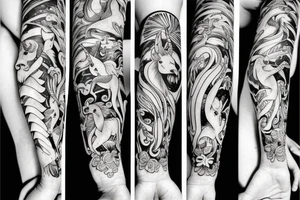 Unicorn tattoo idea