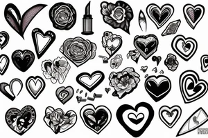 Broken heart tattoo idea
