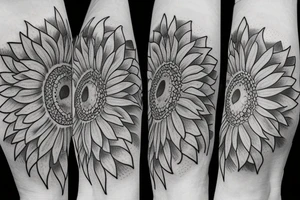 Sunflower tattoo idea
