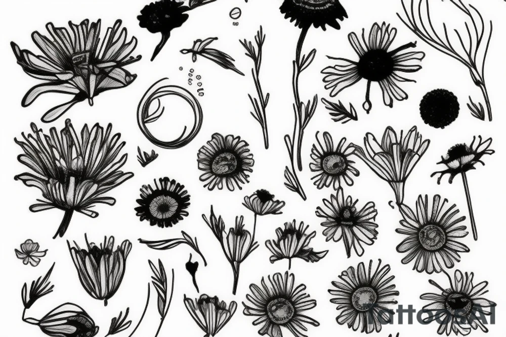 Chamomile tattoo idea