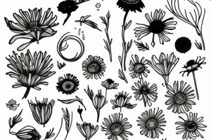 Chamomile tattoo idea