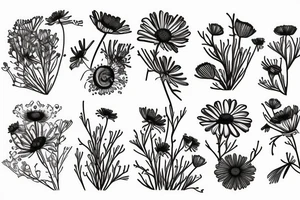 Chamomile tattoo idea