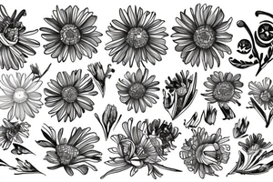Chamomile tattoo idea