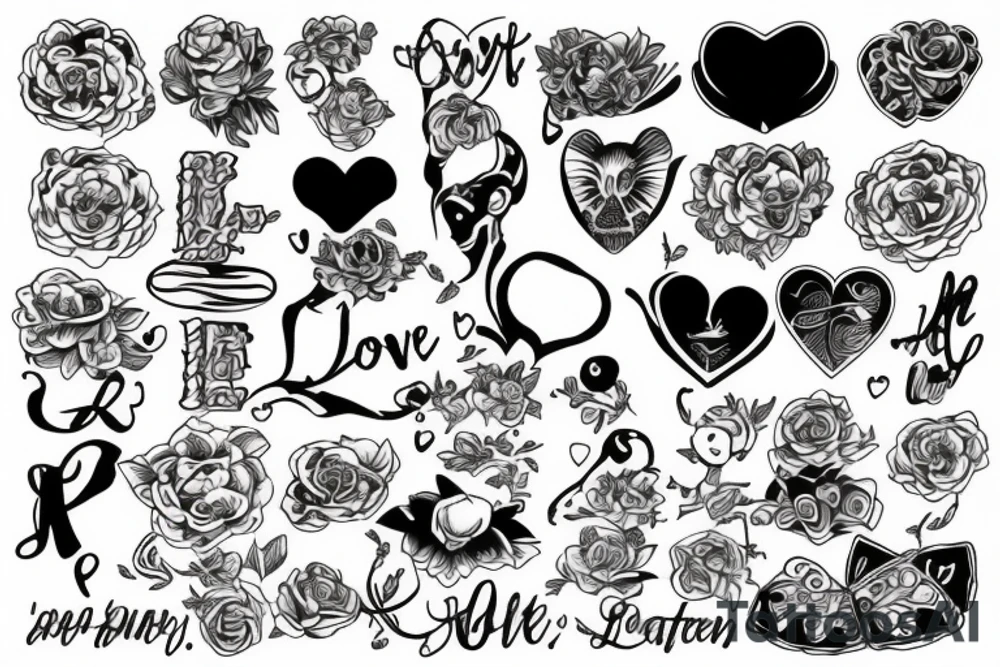 Love letter tattoo idea