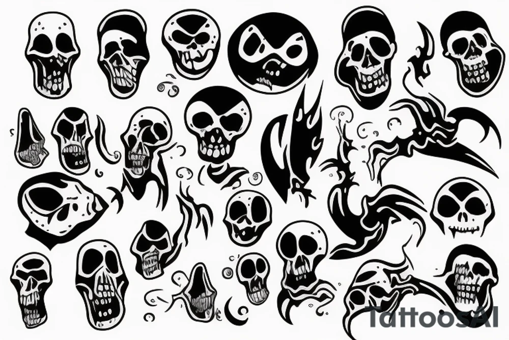 Ghost tattoo idea