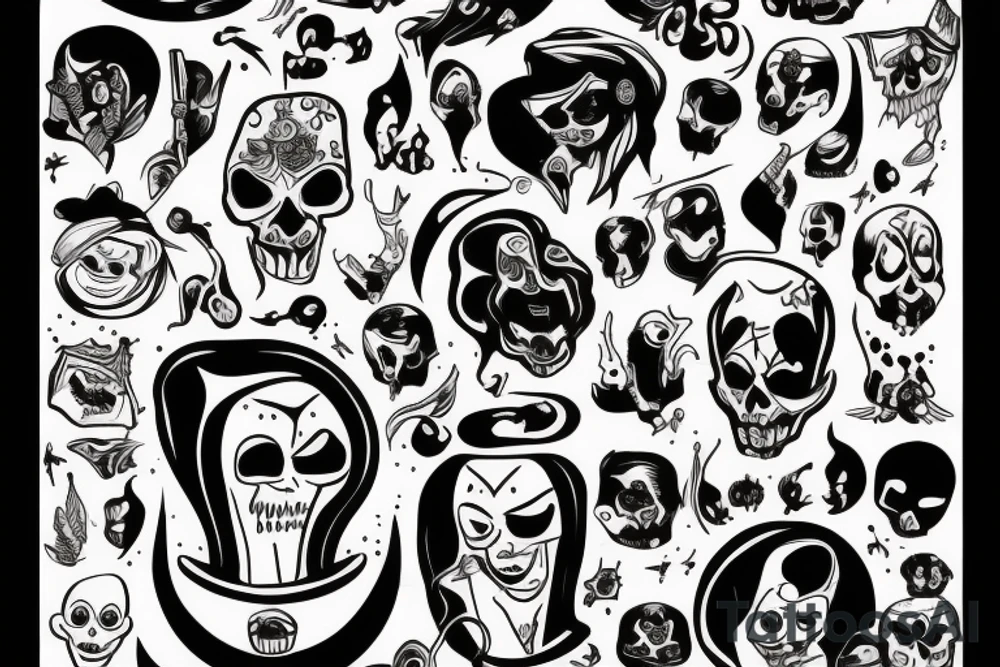 Ghost tattoo idea