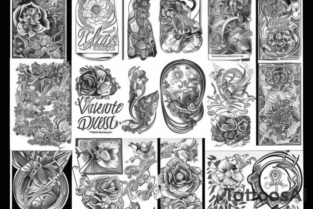 Violet tattoo idea