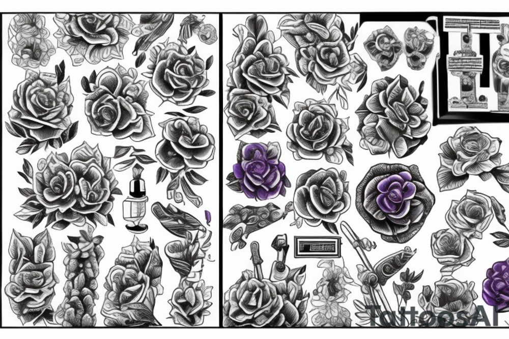 Violet tattoo idea