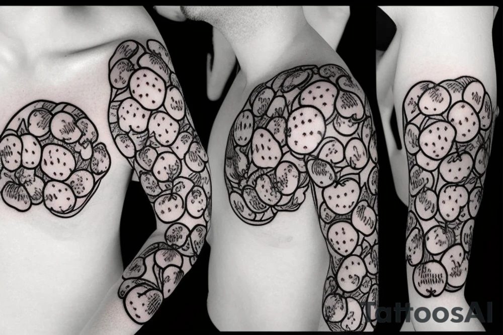 Two cherries tattoo idea