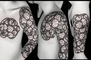 Two cherries tattoo idea
