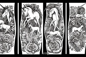 Unicorn tattoo idea