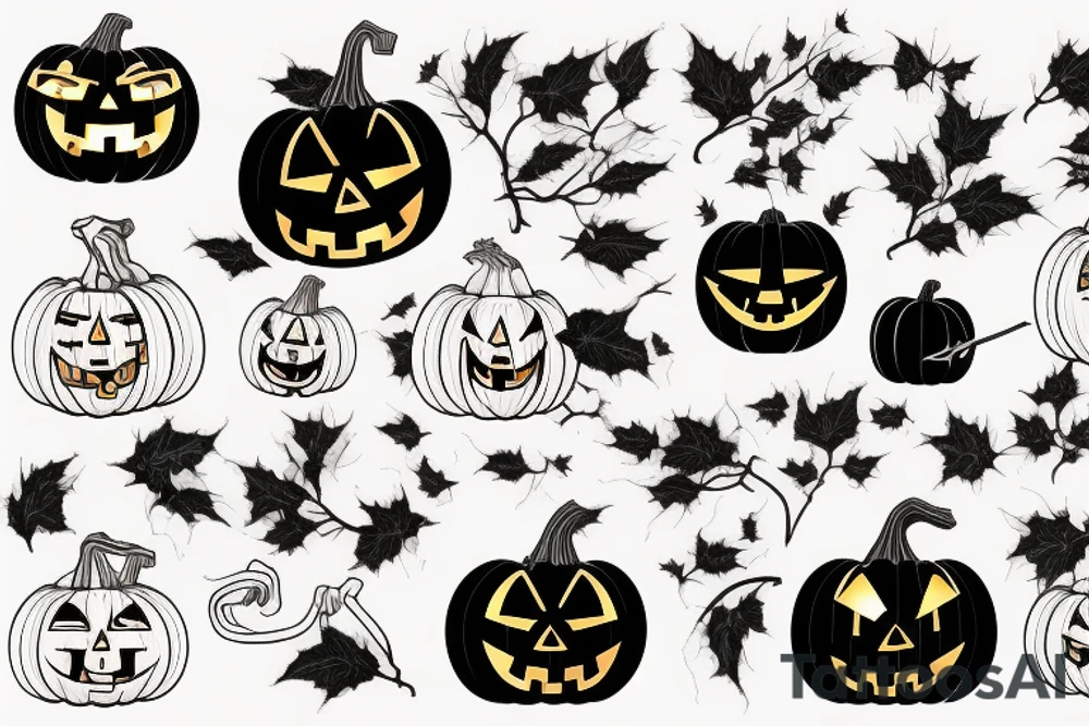 Pumpkin tattoo idea