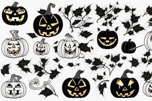Pumpkin tattoo idea