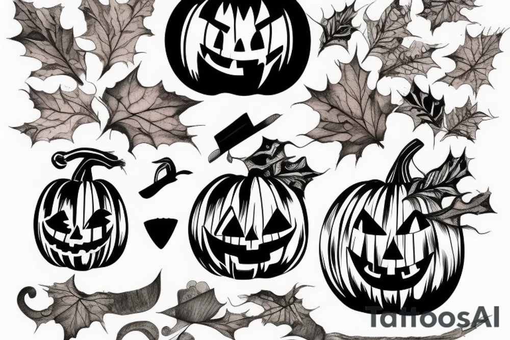 Pumpkin tattoo idea