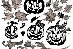 Pumpkin tattoo idea
