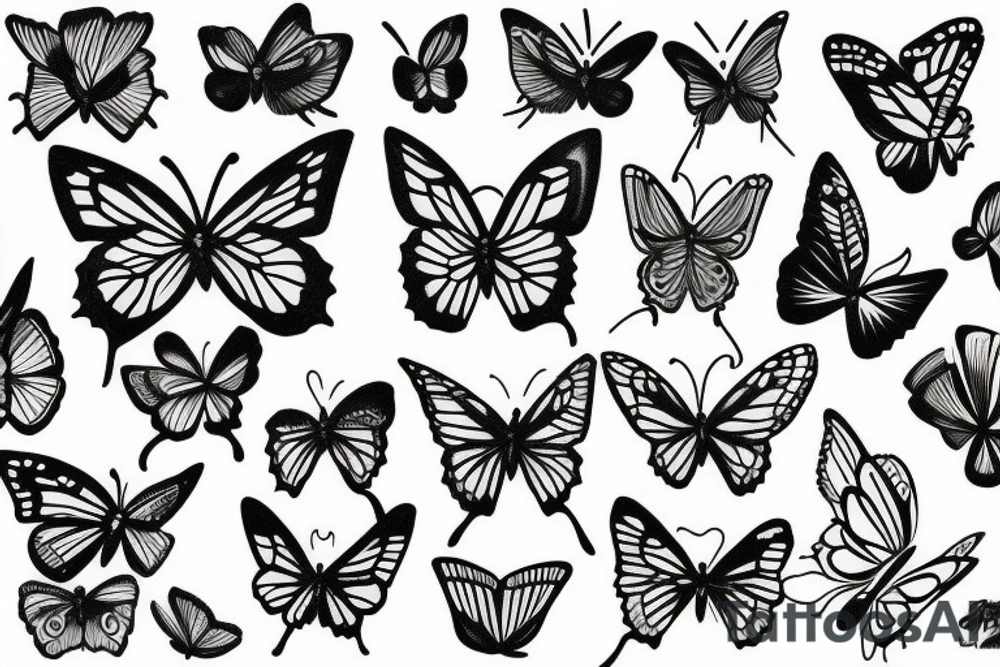 Butterfly tattoo idea