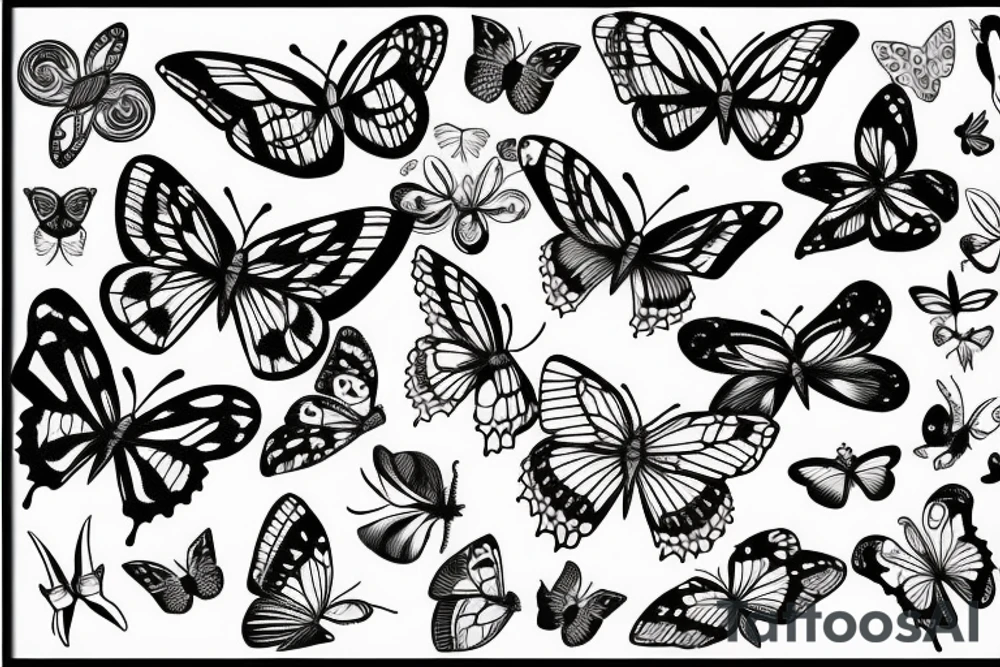 Butterfly tattoo idea