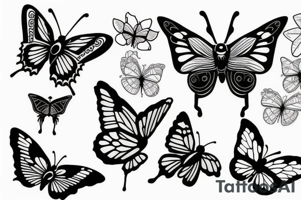 Butterfly tattoo idea