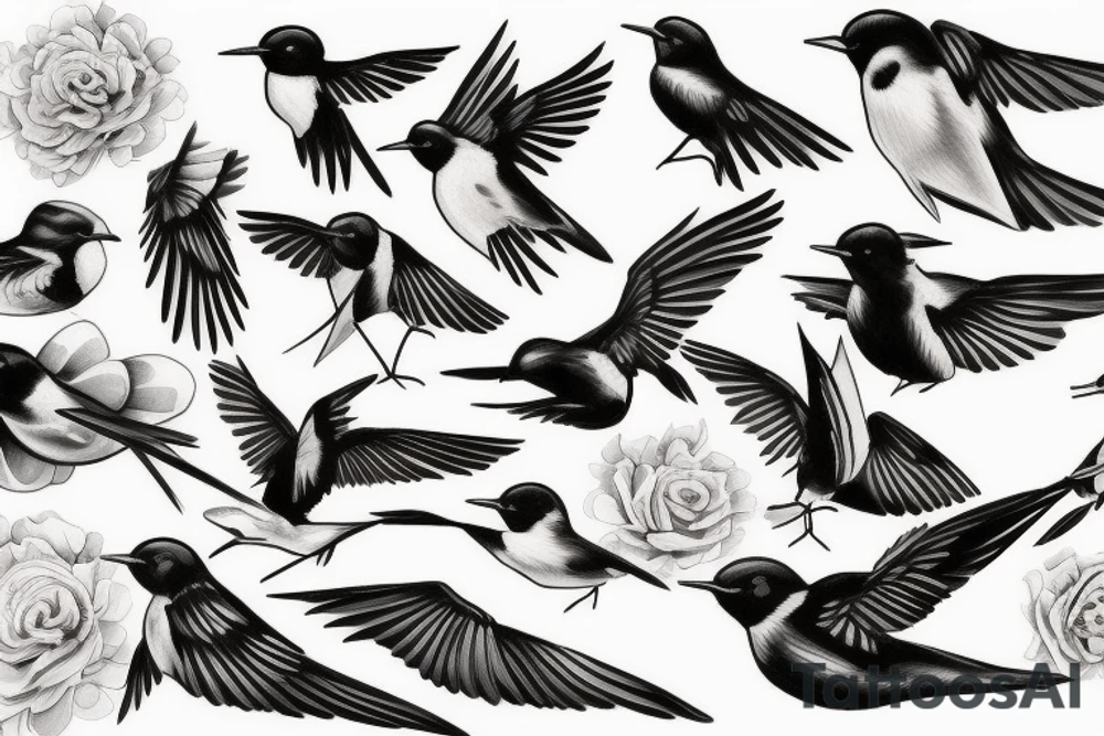 Swallow tattoo idea