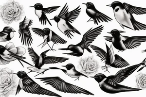 Swallow tattoo idea